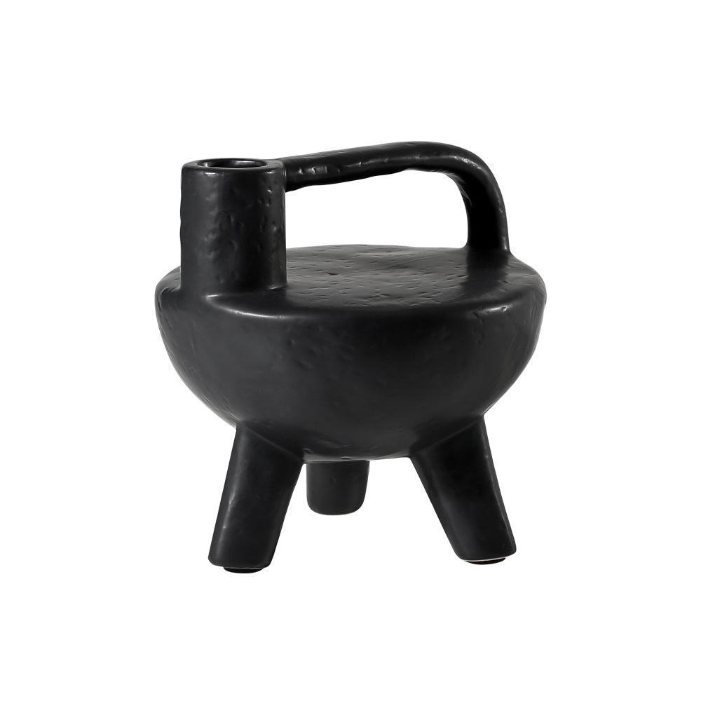 Black Ceramic Bud Vase FA-D22110