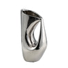 Chrome Finish Abstract Ceramic Vase FA-D22131B