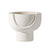 White Ceramic Round Pedestal Vase FA-D22136