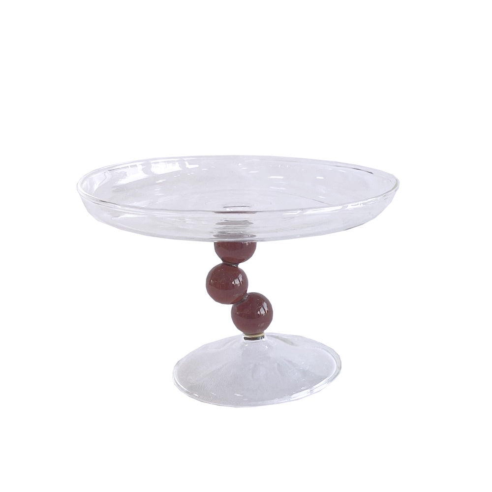 Glass Tray with Beads FB-075-A