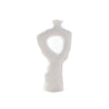 White Textured Ceramic 'Y' Vase - Small FB-096-S