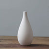 White Ceramic Bud Vase FB-097-K