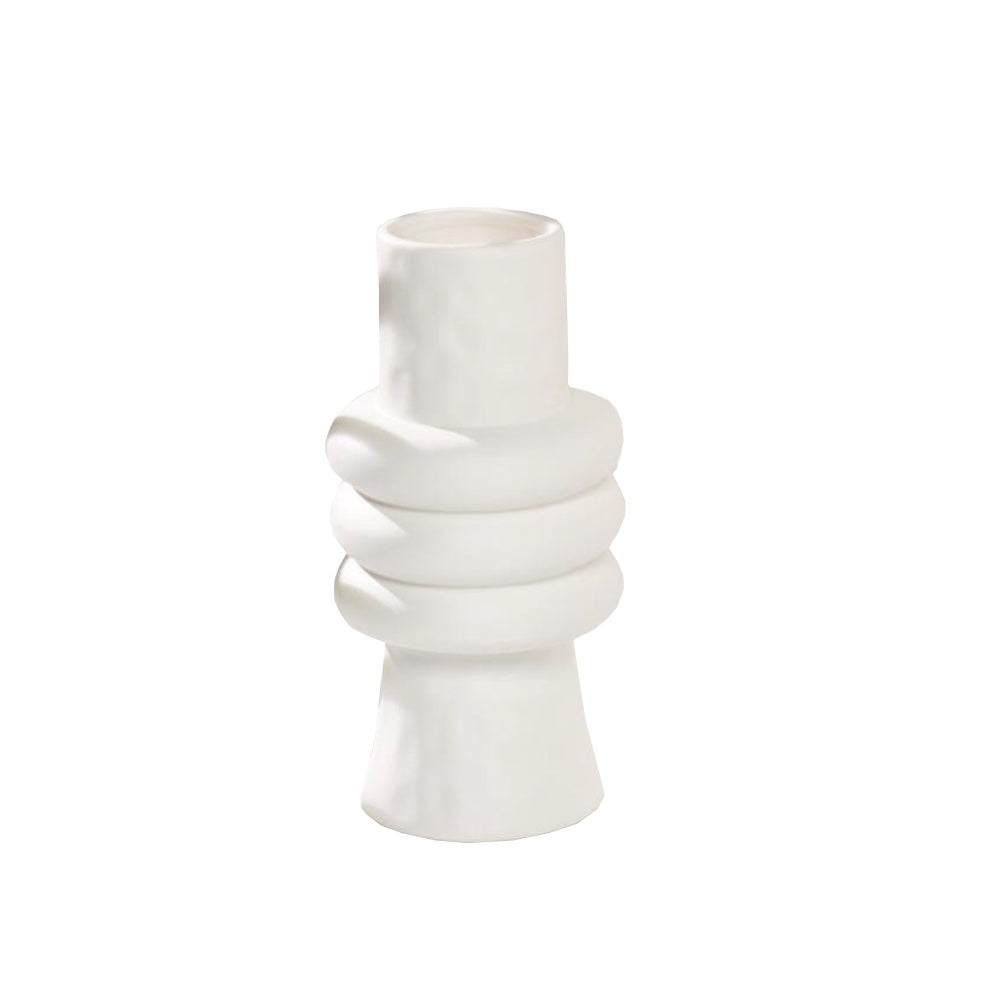 White Ceramic Vase FB-099-A