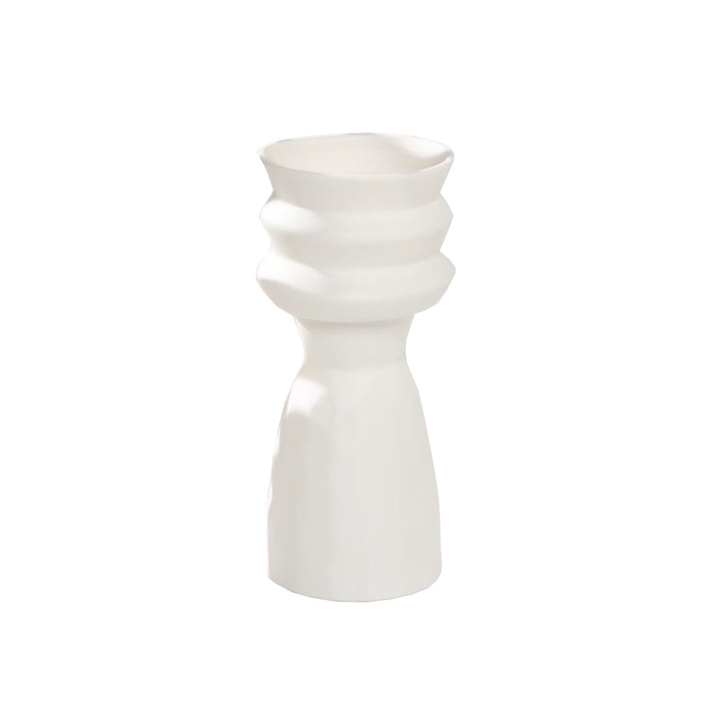 White Ceramic Vase FB-099-B