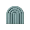 Pale Teal Arch Silicone Coaster FB-123-TL