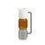 White, Amber & Smoke Glass Vessel with Handle Detail FB-E23015