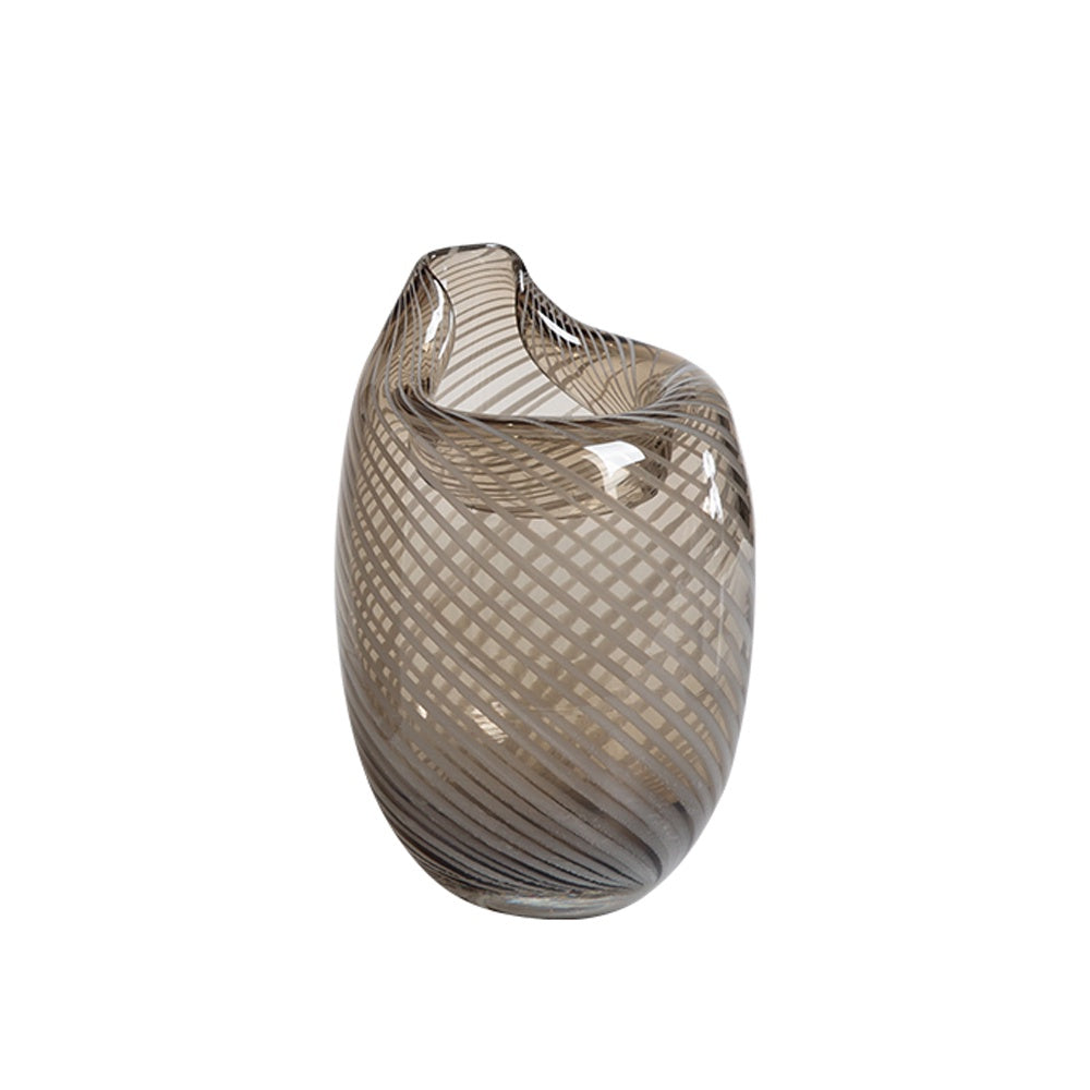 Smoke Glass Vase FB-E23019B