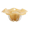 Yellow Glass Decorative Bowl FB-E23026