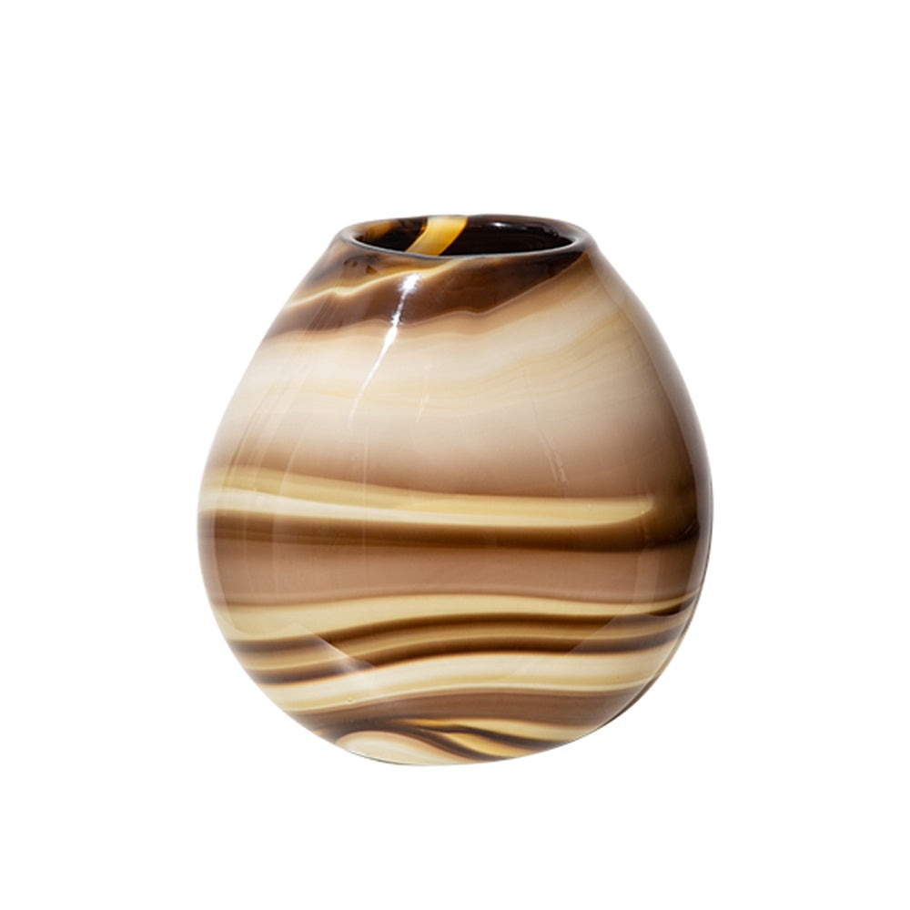 Earth Toned Glass Vase FB-E23028B