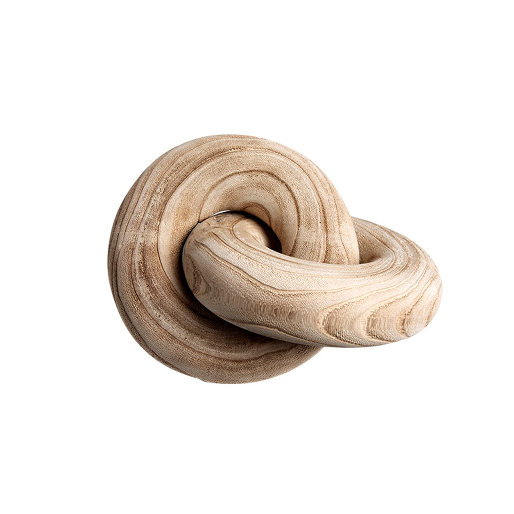 Decorative Wooden Orb - Natural FB-MC23003A