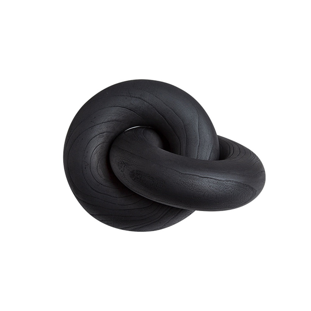 Decorative Wooden Orb - Black FB-MC23003B