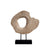 Natural Wooden Sculpture with Base FB-MC23004