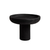 Wooden Pedestal Bowl - Black FB-MC23010B