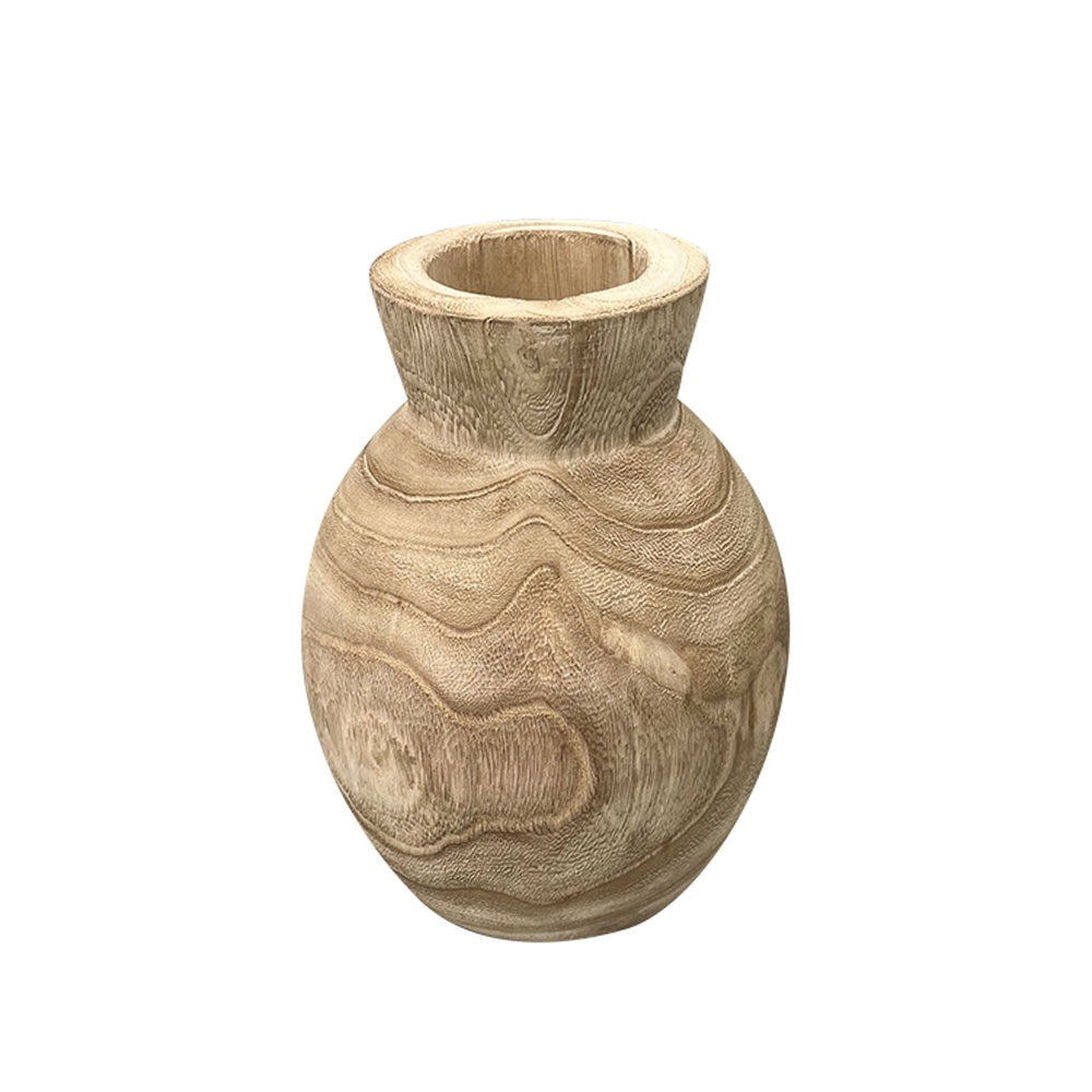 Natural Wooden Vase FB-MC23012