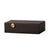 Brown Faux Leather Box with Gold Metal Detail - Large FB-PG2122A