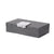 Black & White Polkadot Box with White Geometric Detail - Large FB-PG2123A