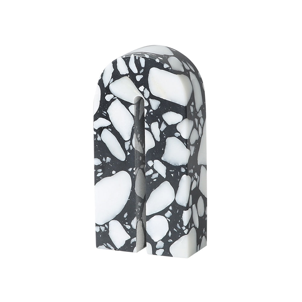 Black & White Travertine Arch - Tall FB-T2209A