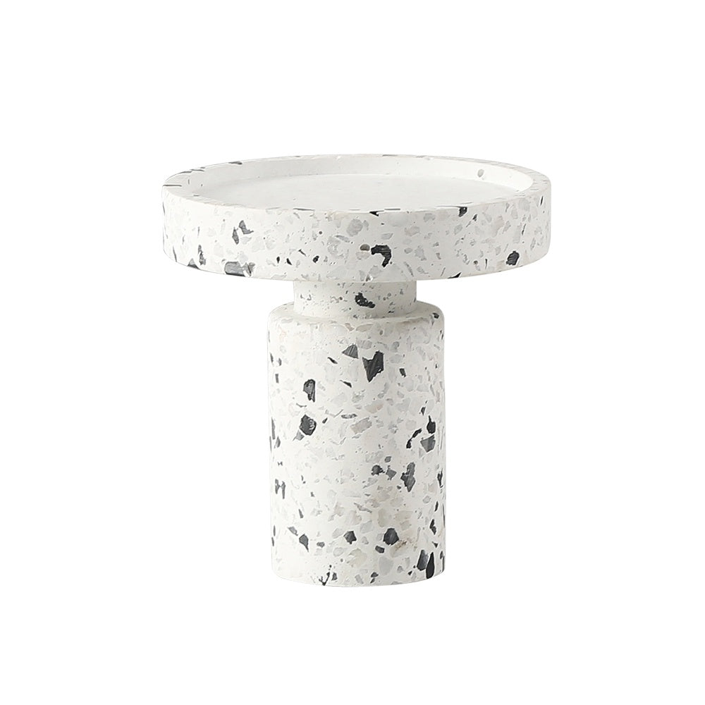 White Terrazzo Candleholder FB-T2218A