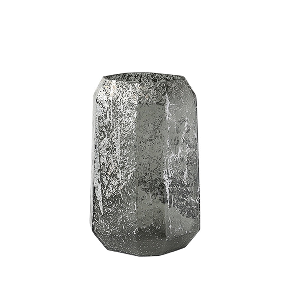 Smoked Textured Glass Vase - B FB-ZS2117B