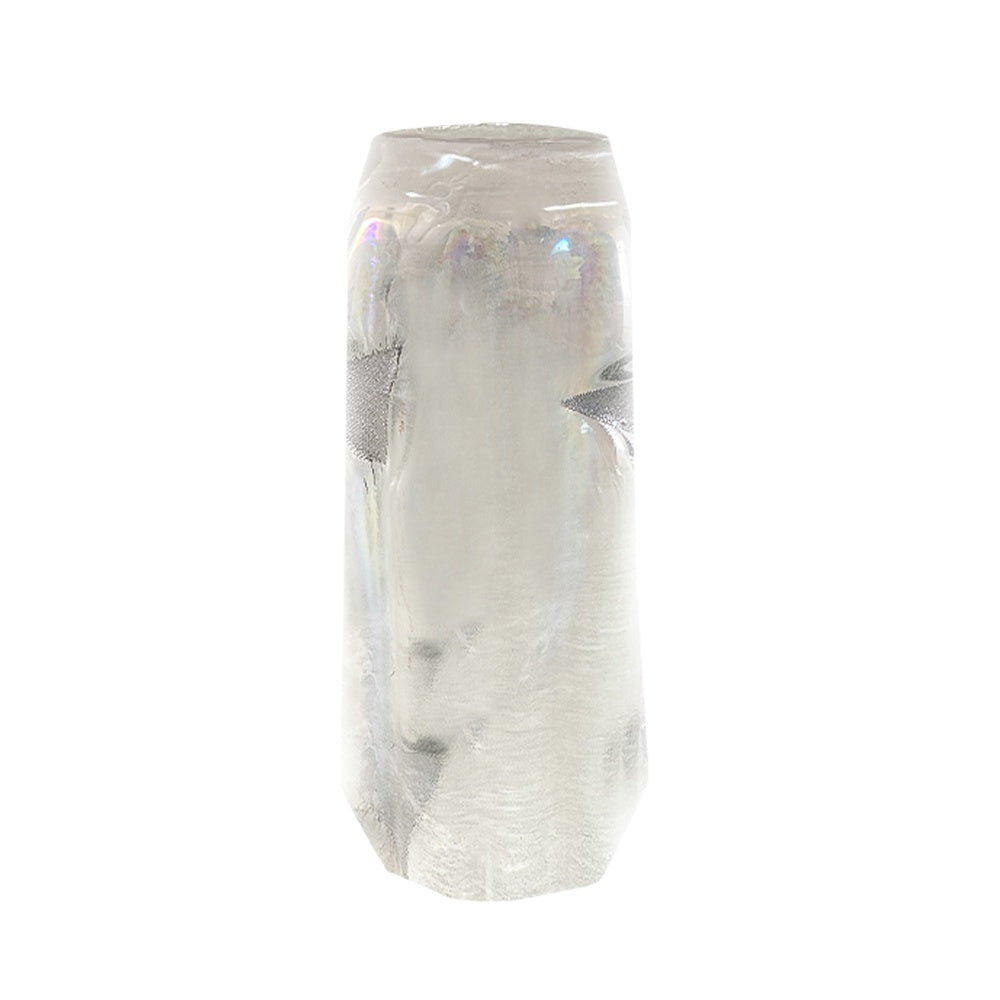 Iridescent Textured Glass Vase - A FB-ZS2118A