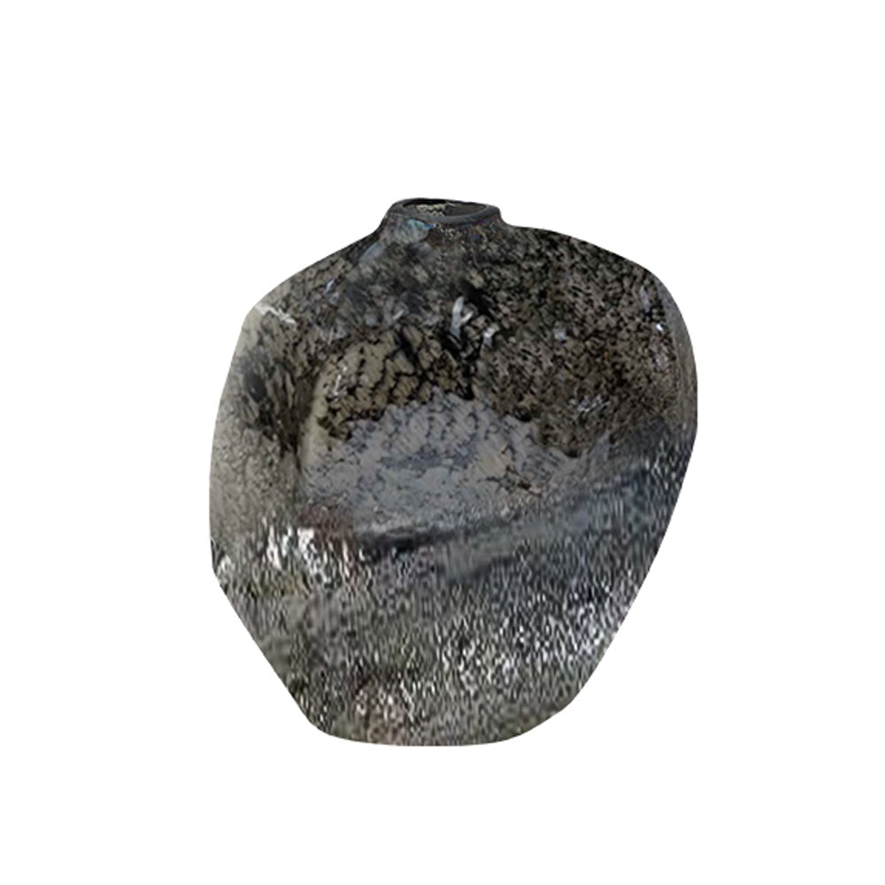 Dark Grey Speckled Glass Vase - A FB-ZS2120A مزهرية