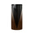 Black Wood & Ombre Glass Cylindrical Vase with Cone Detail FB-ZS2220B