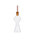 Glass Decorative Bottle - Amber FC-CJ23004A