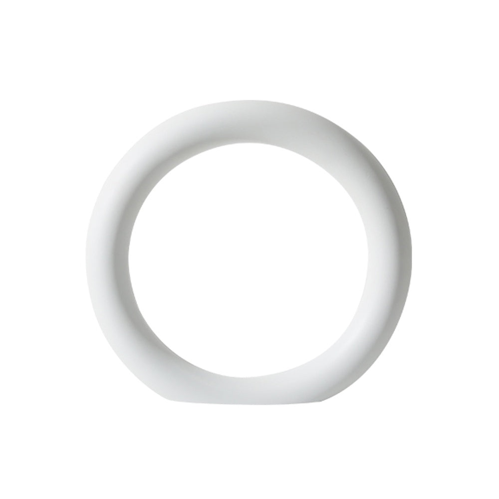 White Resin Round Decorative Object - Large FC-SZ21101A
