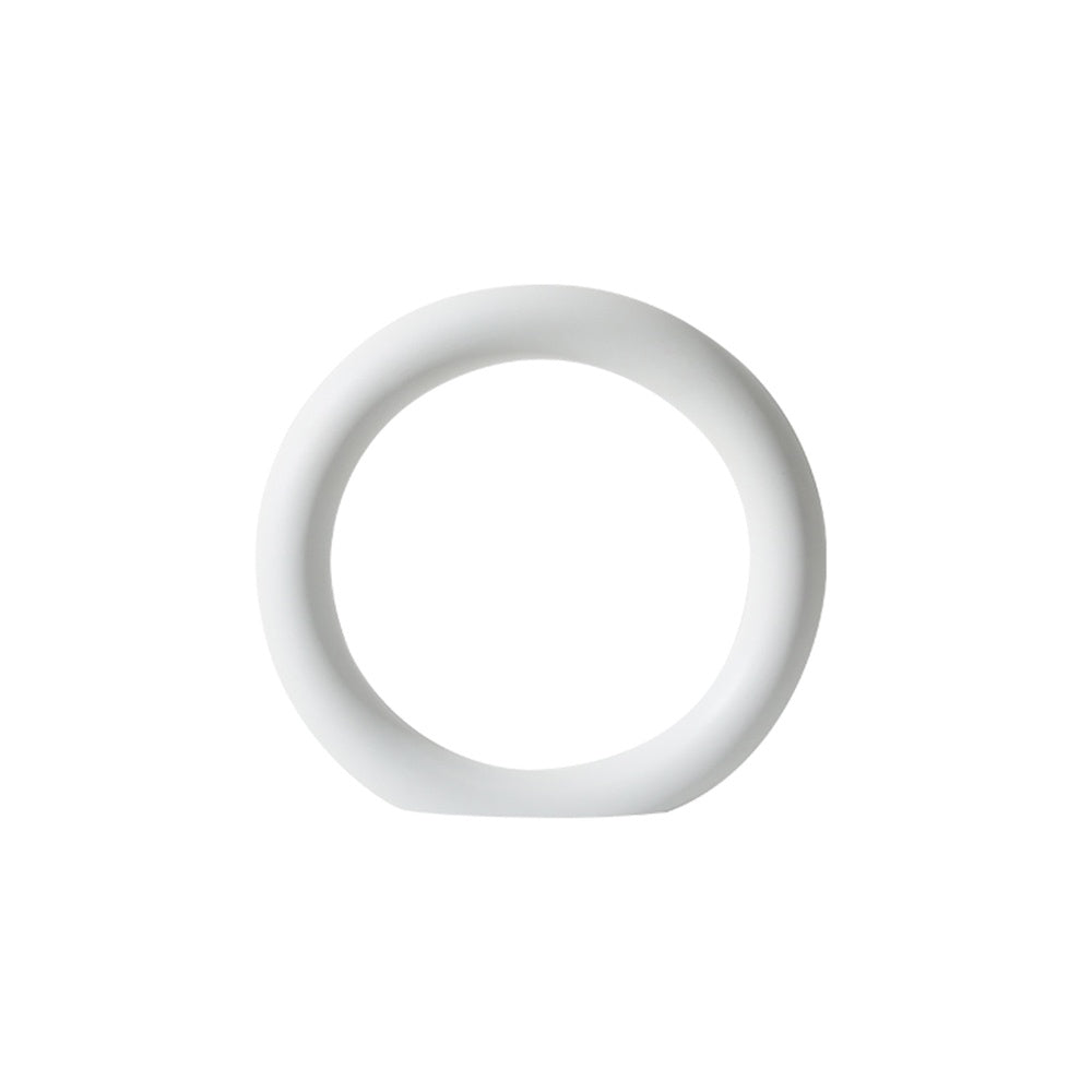White Resin Round Decorative Object - Small FC-SZ21101B