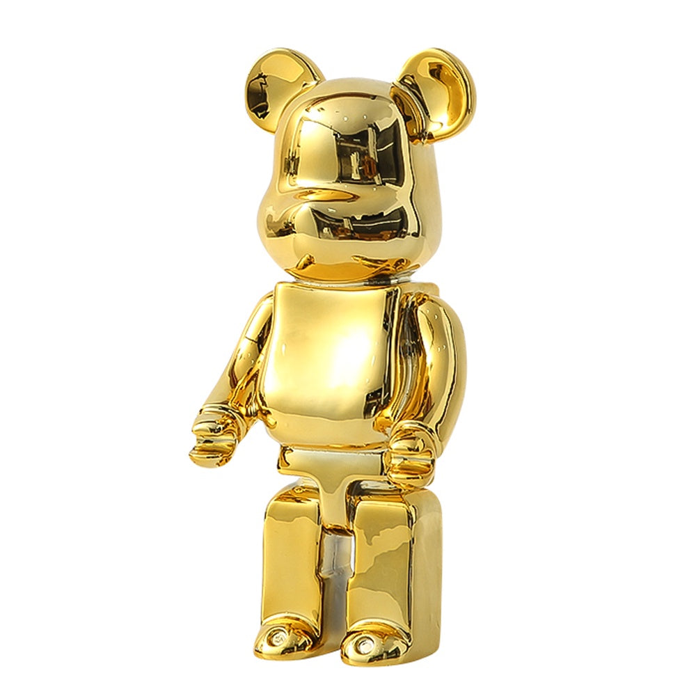 Resin Cartoon Mouse Sculpture - Gold FC-SZ21109C