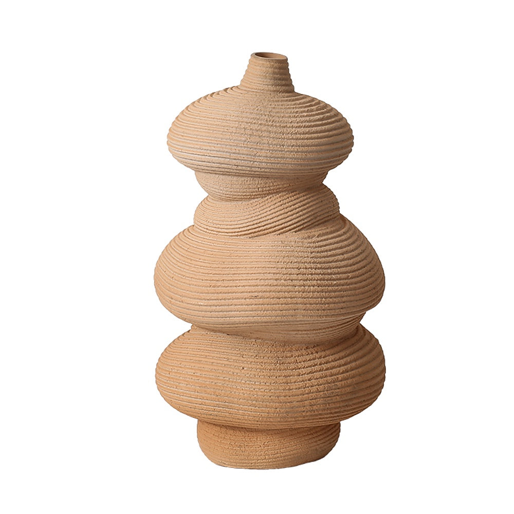 Clay Resin Abstract Vase - A FC-SZ21115A