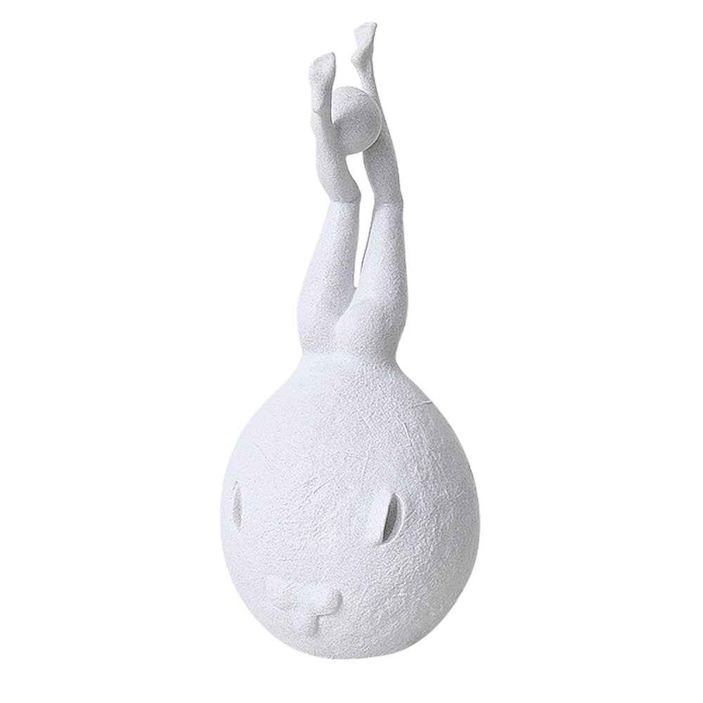 White Abstract Sculpture FC-SZ21118