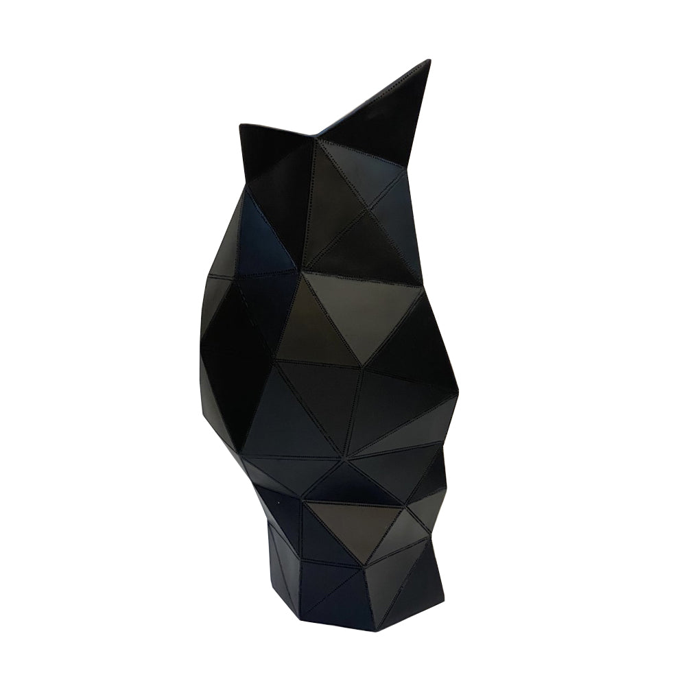 Black 'Leather-look' Resin Vase FC-SZ2122A