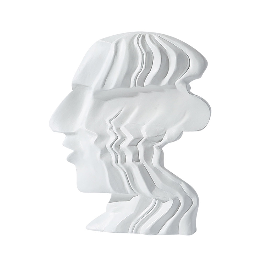 White Abstract Figurative Sculpture FC-SZ2148