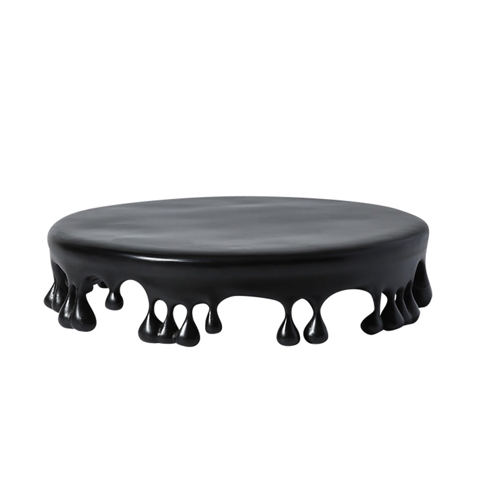 Black Resin Pedestal Tray FC-SZ2162A