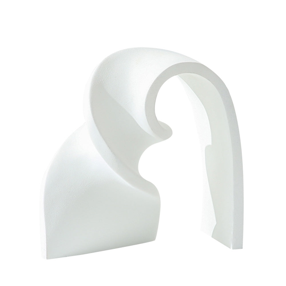 White Resin Abstract Sculpture FC-SZ2164D