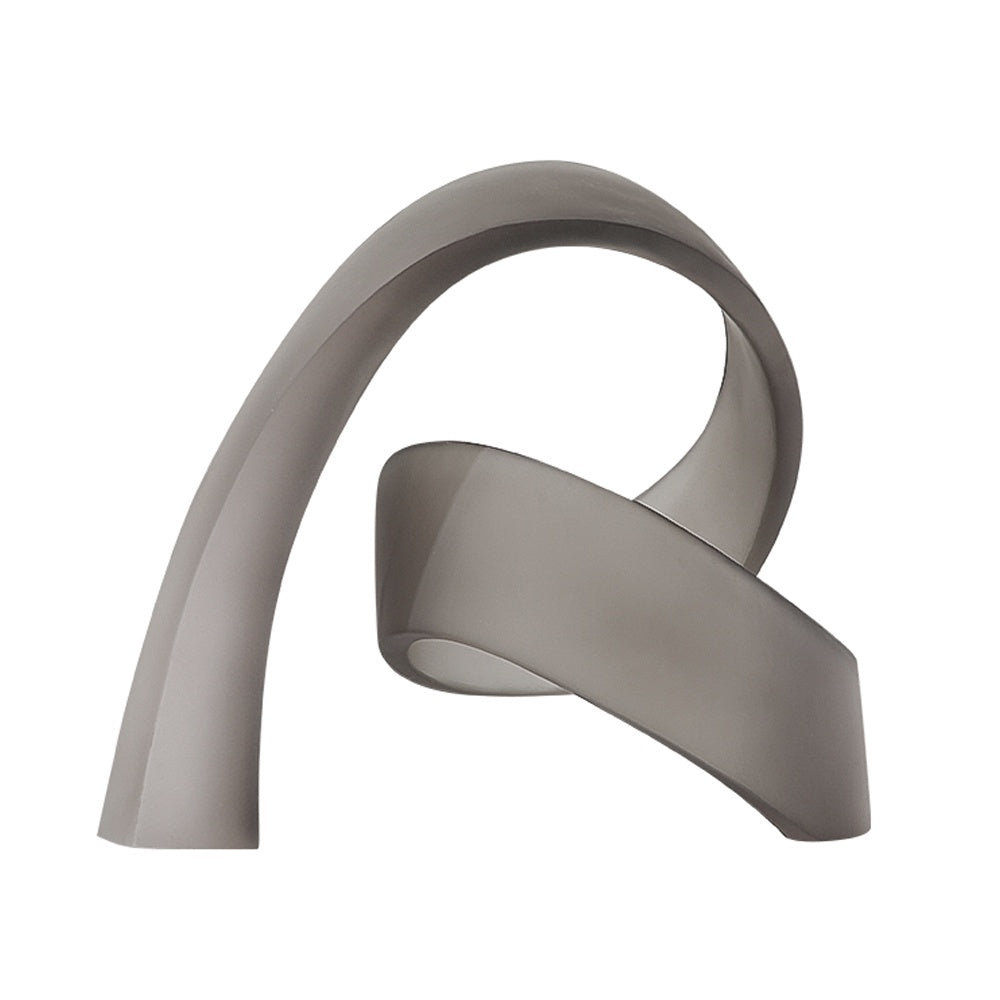 Frosted Resin Abstract Sculpture - Grey FC-SZ2165B