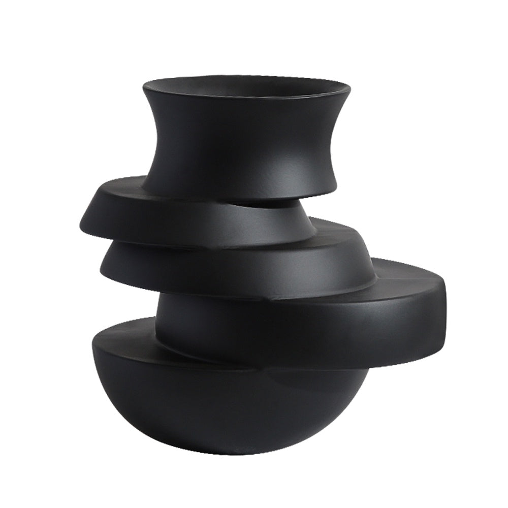 Black Resin Vase - A FC-SZ2167A