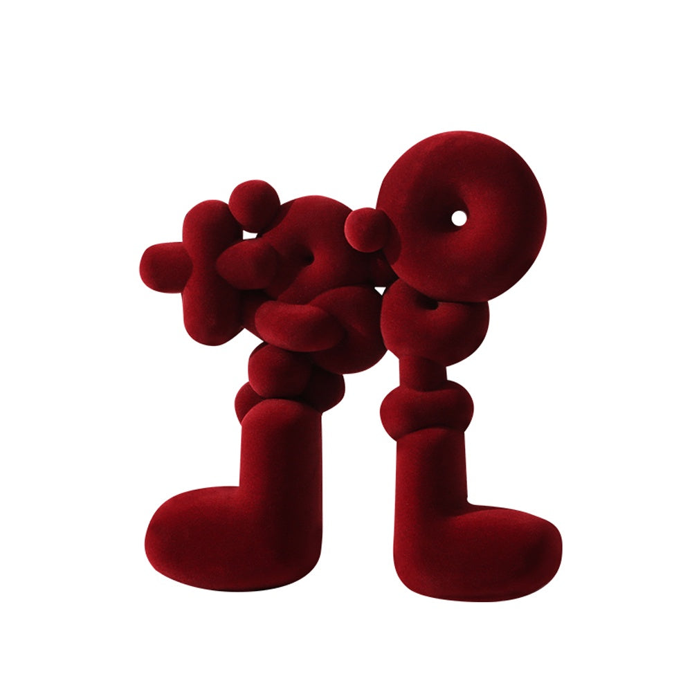 Resin Abstract Sculpture - Crimson FC-SZ2169B