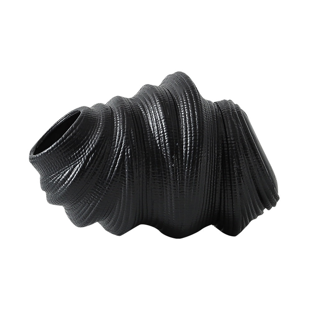 Black Resin Horizontal Vase FC-SZ2170A