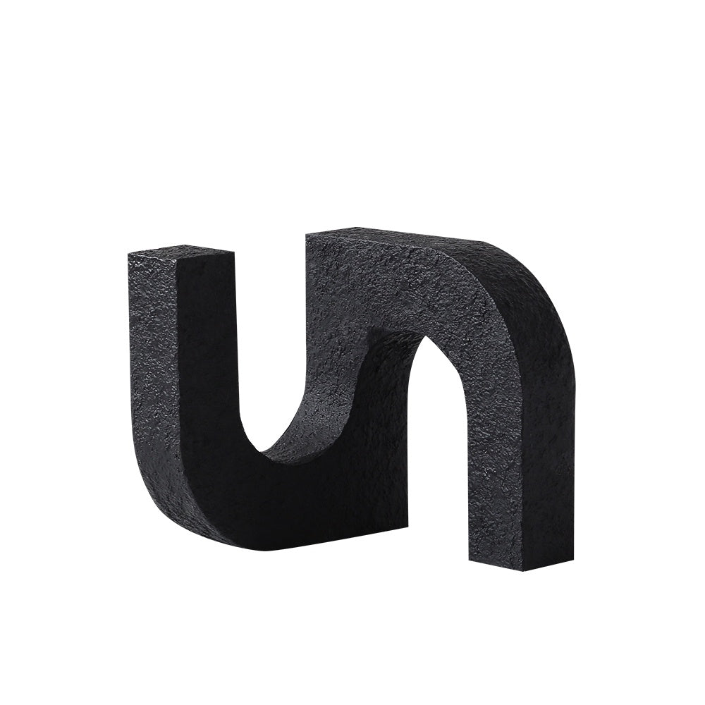 Black Abstract Resin Sculpture FC-SZ2173A