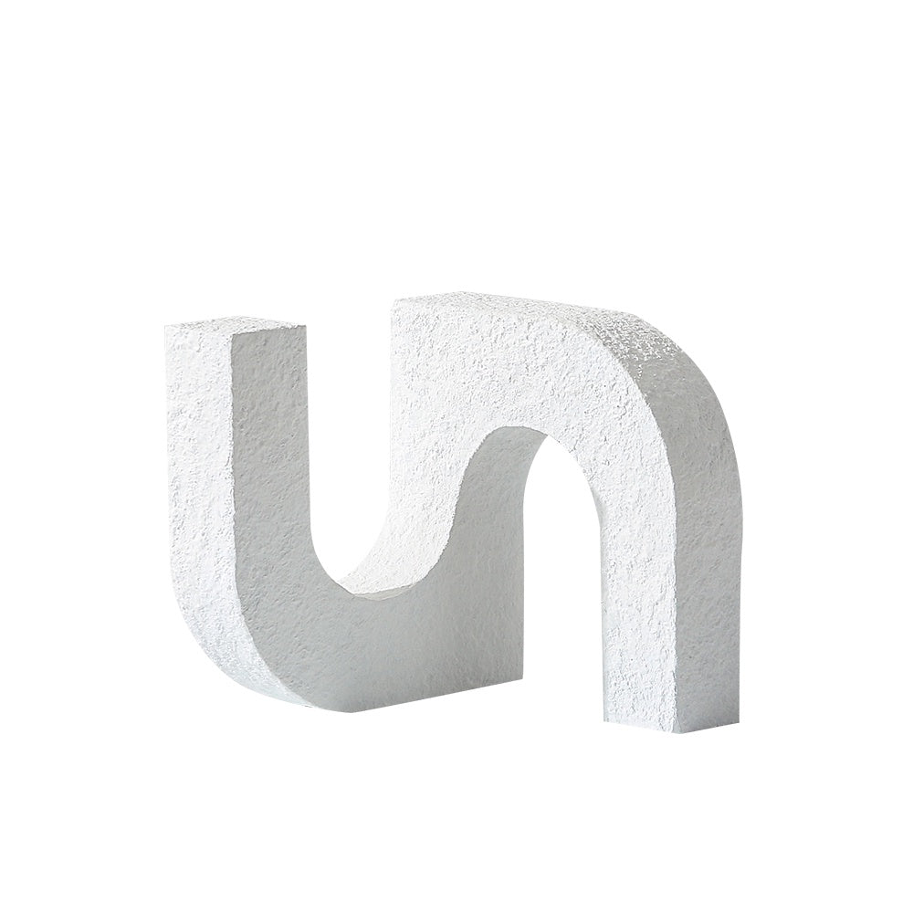 White Abstract Resin Sculpture FC-SZ2173B