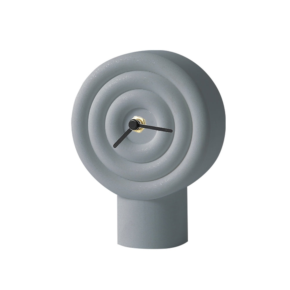 Grey Resin Table Clock FC-SZ2177C