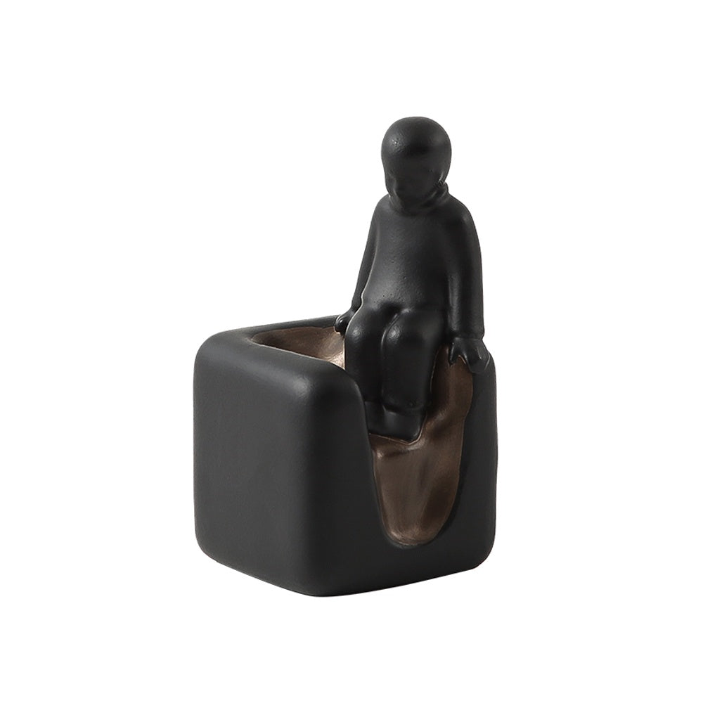 Black & Bronze Resin Figurative Sculpture FC-SZ22007