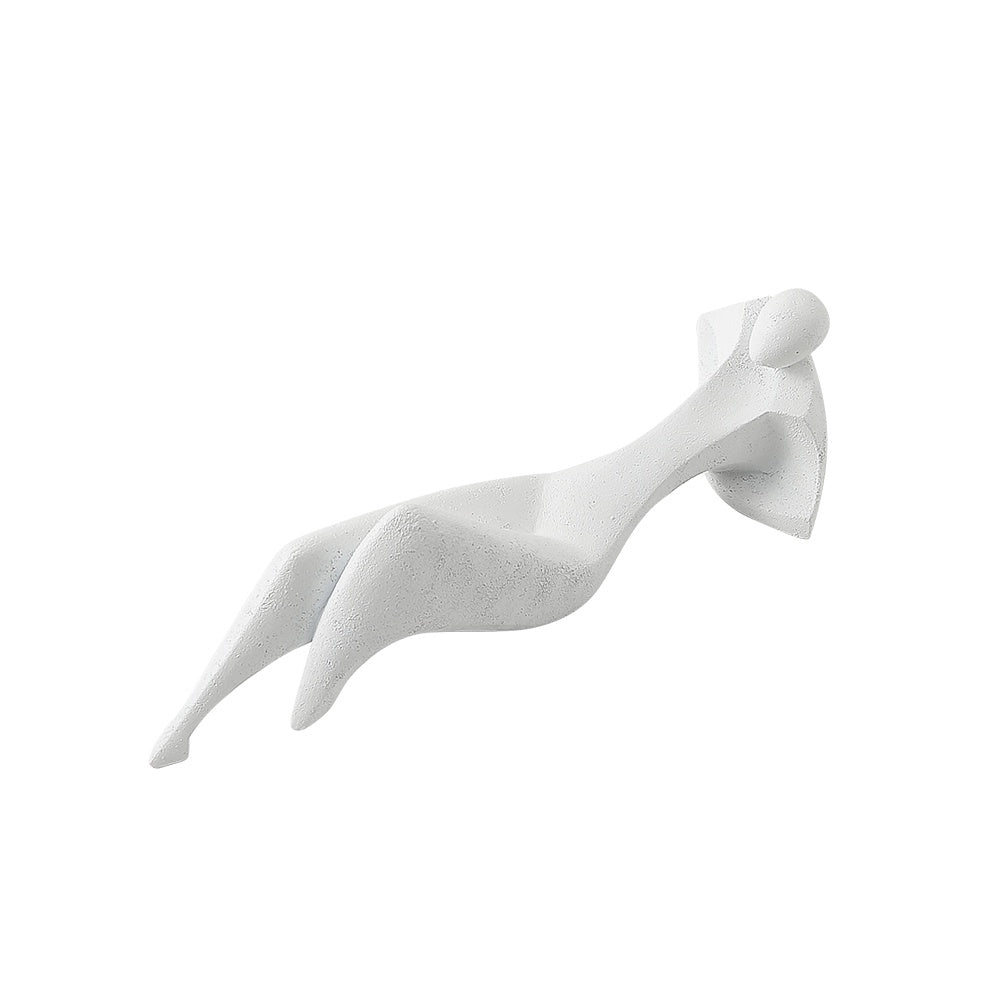 White Resin Figurative Sculpture FC-SZ22018A