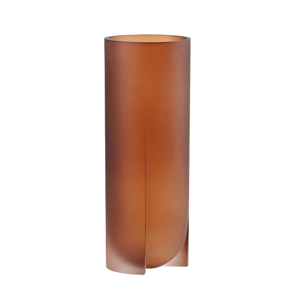 Sienna Frosted Resin Vase FC-SZ22043B