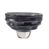 Smoke Grey Resin Pedestal Bowl FC-SZ22046B