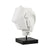 White Abstract Portrait Sculpture on Black Base FC-SZ22052