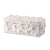 White Stone Effect Resin Box - Wide FC-SZ22053A