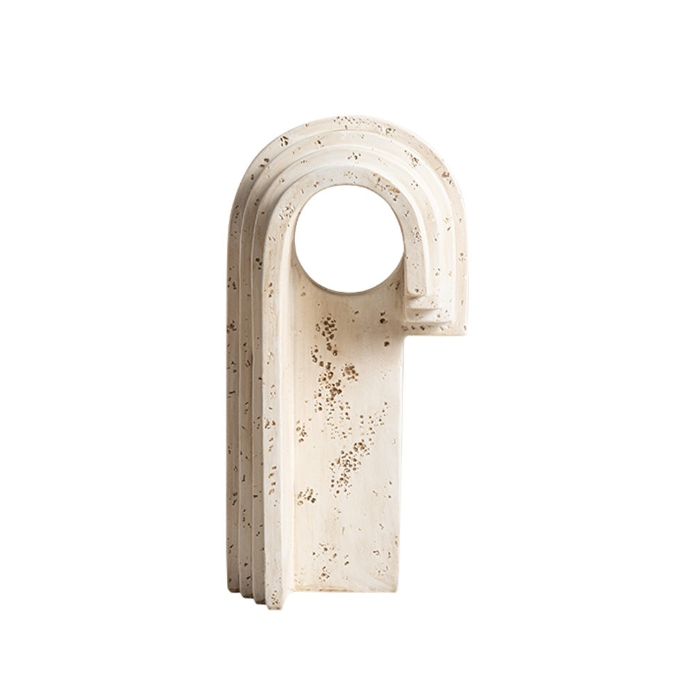 Offwhite Abstract Resin Décor - Tall FC-SZ23017A